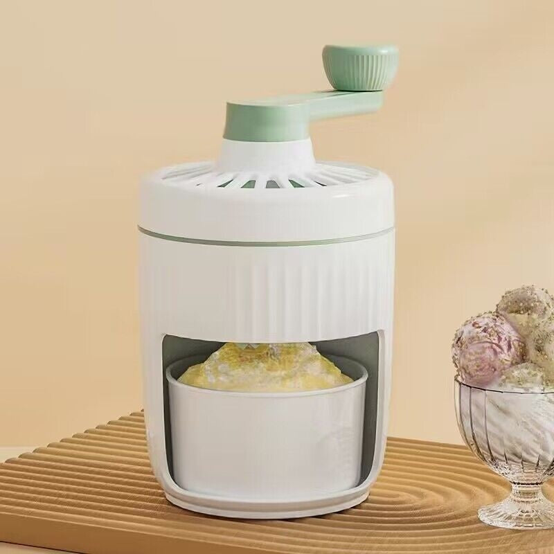 Manual Ice Shaver Small Household Crusher for Smoothies
