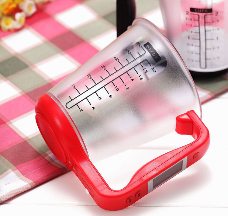 Digital Measuring Cup Scale – 2‑in‑1 Kitchen Scale & Cup