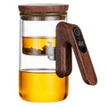 Magnetic Suction Glass Teapot with Intelligent Timer