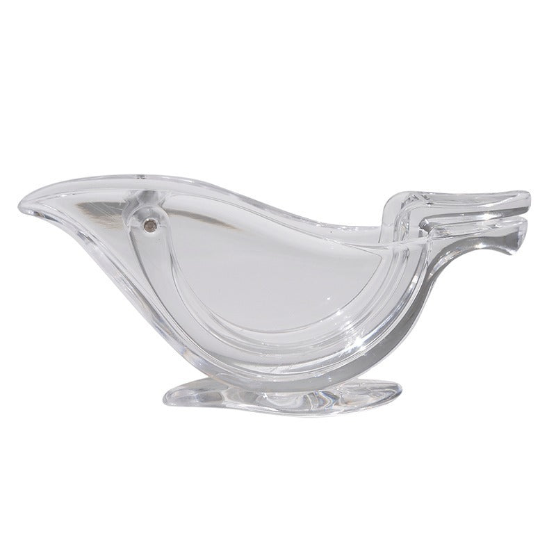 Transparent Acrylic Bird-Shaped Manual Lemon Juicer Squeezer