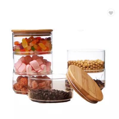 EcoSeal™ Stackable Glass Storage Jars with Bamboo Lids