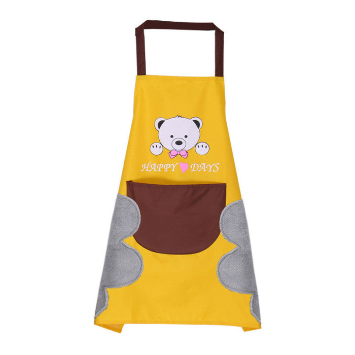 Adjustable Cotton Apron for Home Kitchen Use
