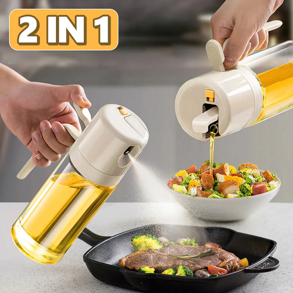 2-in-1 Oil Sprayer Bottle for Cooking and Baking