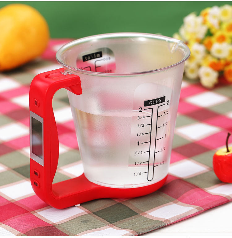 Digital Measuring Cup Scale – 2‑in‑1 Kitchen Scale & Cup