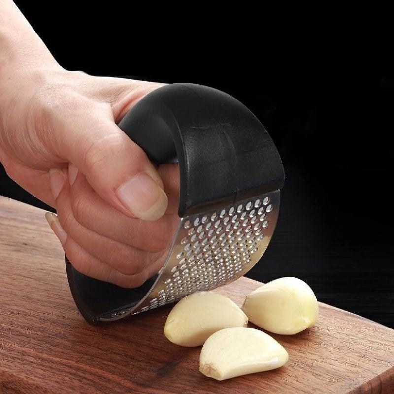 EasyCrush™ Arc-Press Stainless Steel Garlic Masher