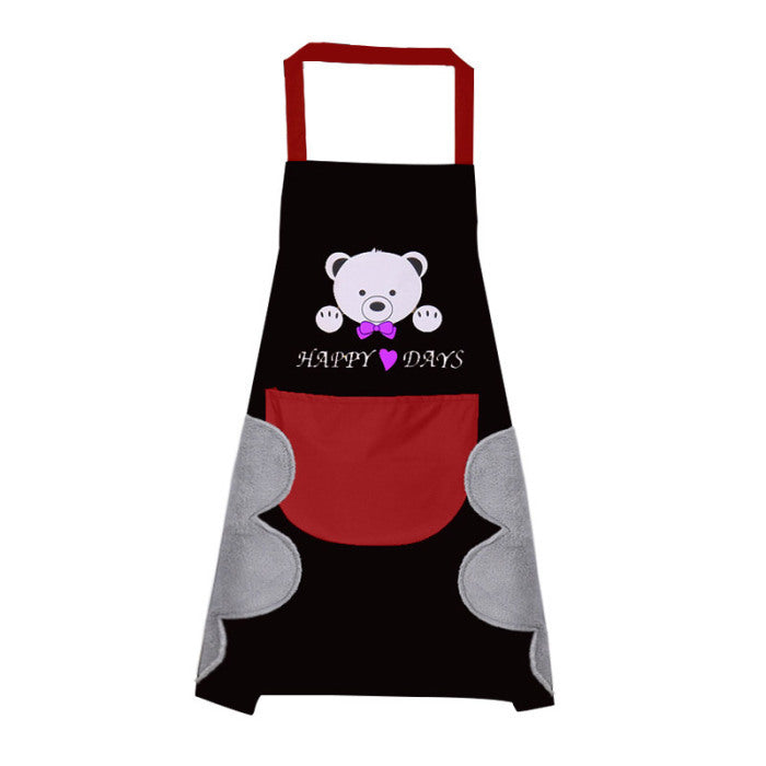 Adjustable Cotton Apron for Home Kitchen Use