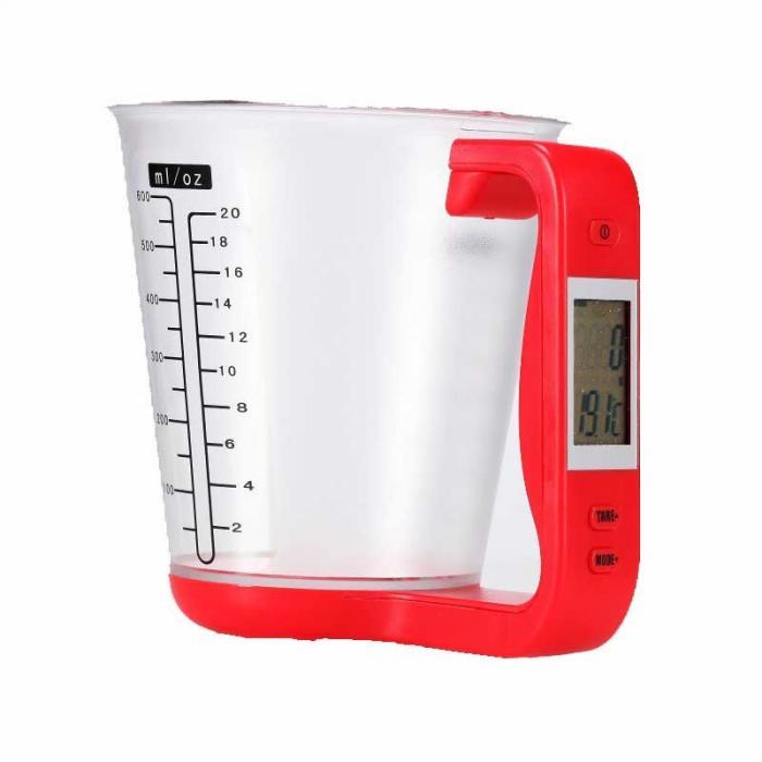 Digital Measuring Cup Scale – 2‑in‑1 Kitchen Scale & Cup