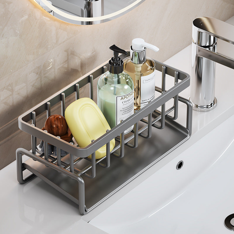 Multi-Functional Kitchen Sink Storage and Drainage Rack