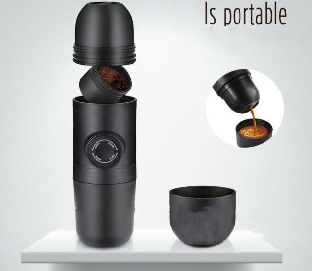 Compact Portable Mini Coffee Maker for Travel Use