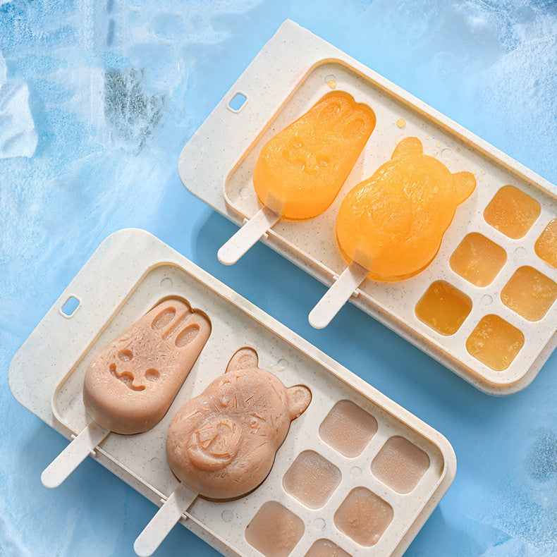 Compact 6-Hole Silicone Mini Ice Cube Tray