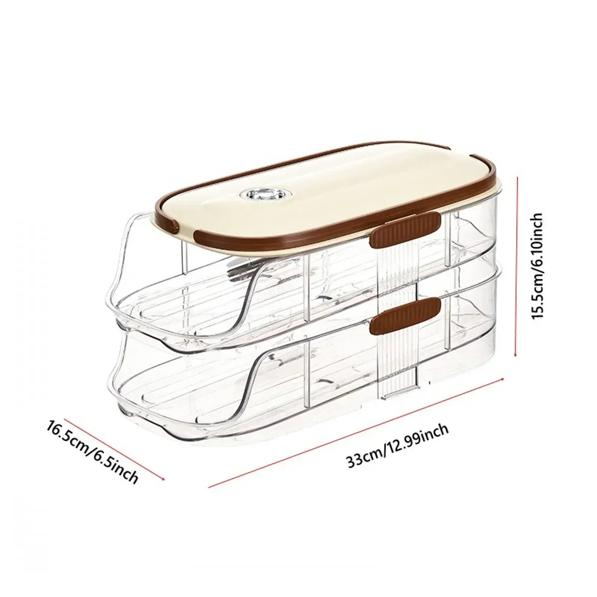 Egg Holder for Refrigerator Automatic Rolling