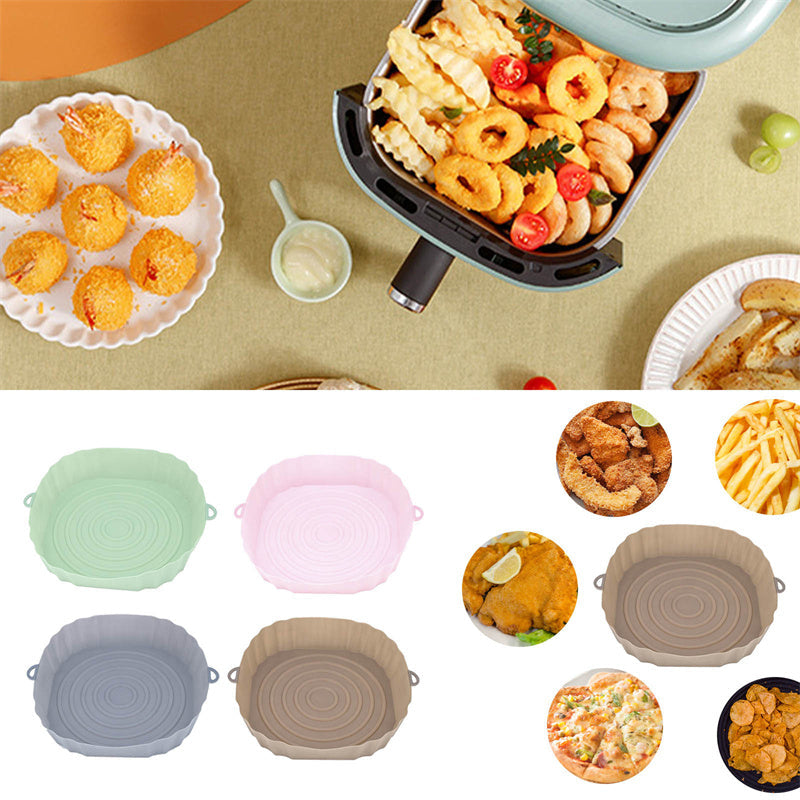 Reusable Silicone Basket Liner for Air Fryer Baking