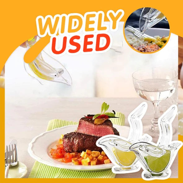 Transparent Acrylic Bird-Shaped Manual Lemon Juicer Squeezer