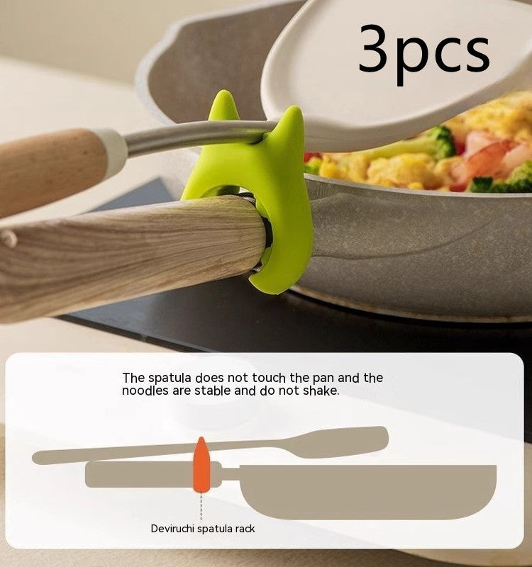 Multifunctional Spatula Holder Silicone Anti-overflow Spoon Holder