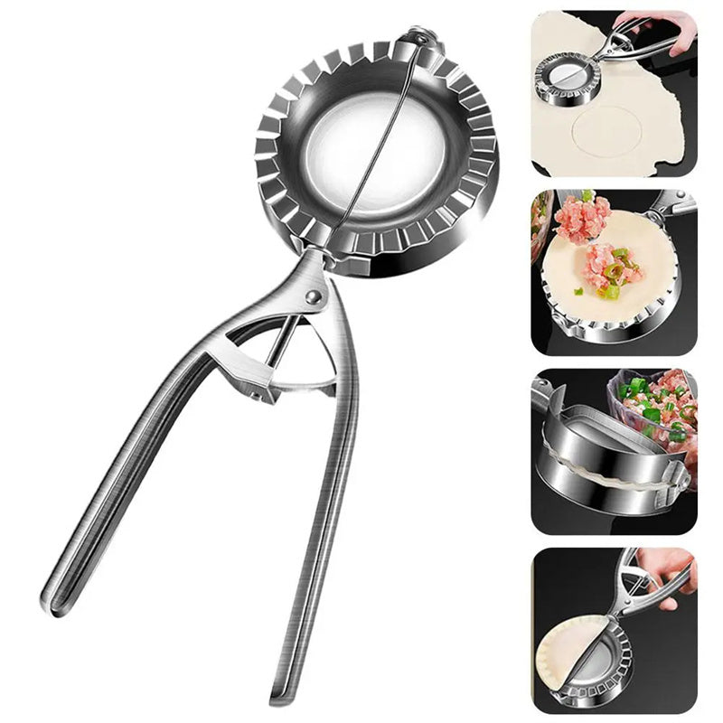 Stainless Steel Dumpling Mold Press for Home Baking